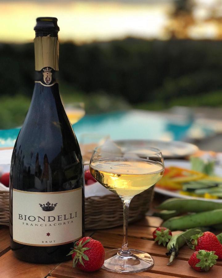Villa Biondelli Wine & Suites Cazzago San Martino エクステリア 写真